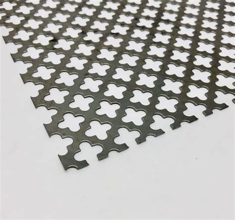 cloverleaf sheet metal|perforated aluminum sheet decorative.